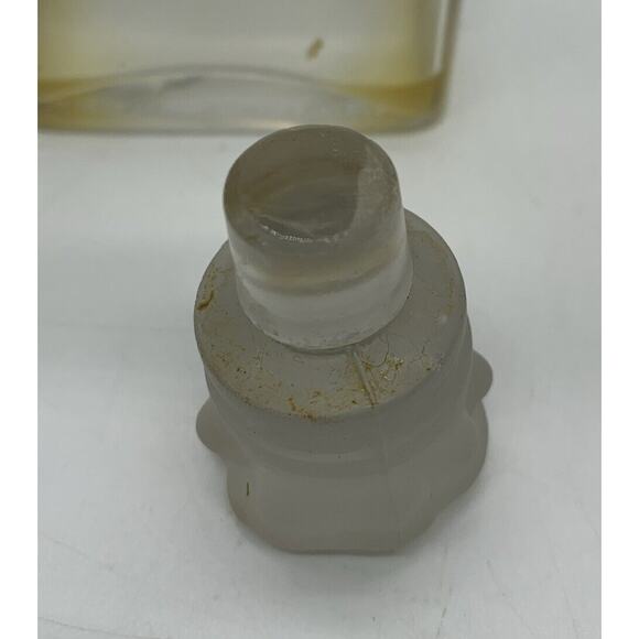 VINTAGE Ecusson Jean D'Albret 90 Eau De Cologne France Glass Crown Empty As Is - Picture 4 of 6